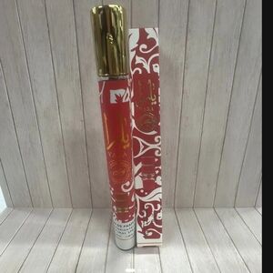 Luxurious Red and Gold Perfume Spray